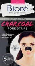 Biore Deep Cleansing Charcoal Nose Pore Strips 6ct 019100207431CT