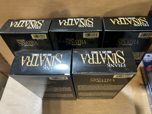 FRANK SINATRA “HIS LIFE AND TIMES” 10 VHS TAPES COLLECTORS EDITION SET Box ship - Picture 4 of 5