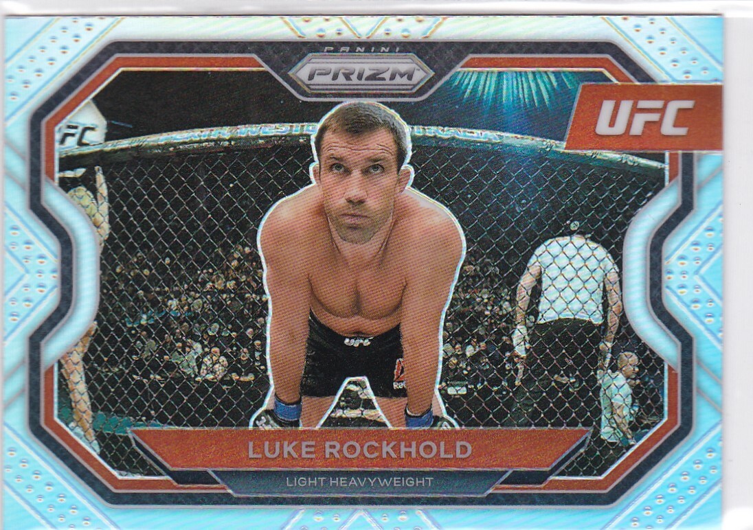 2021 Panini Prizm UFC - Silver Prizm HOLO #113 LUKE ROCKHOLD