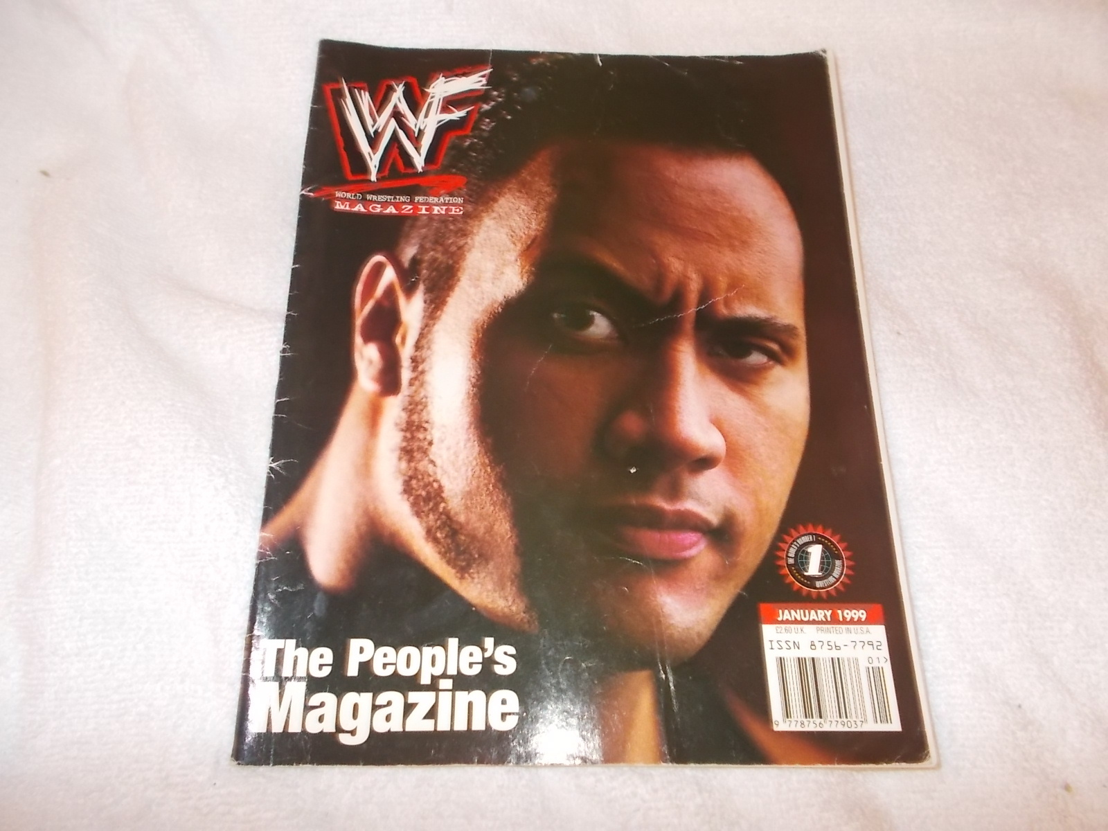 WWE Wrestling Magazine January 1999 The Rock