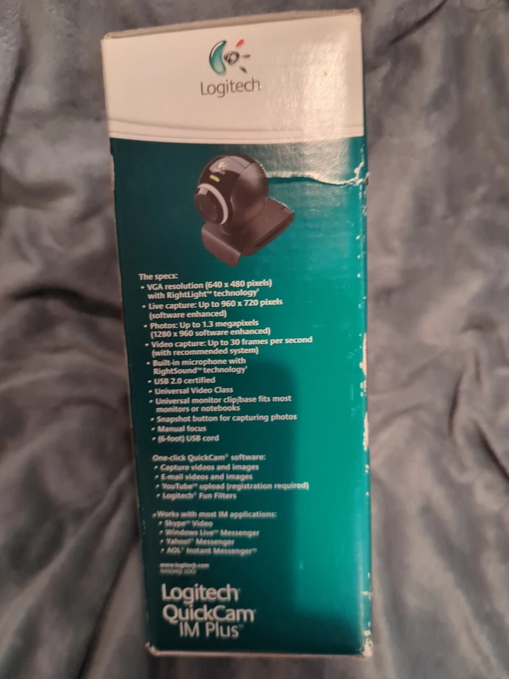 LOGITECH Quick Cam IM PLUS WEBCAM with headset - New  - Image 3 of 3