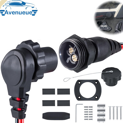 1865120 MKR-28 Trolling Motor Plug for Heavier Fauge Wire up to 2 Gauge, 70A,48V