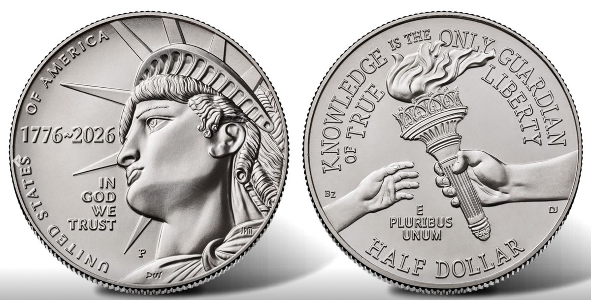 1776 - 2026 P 50C Half Dollar Roll Semiquincentennial Uncirculated