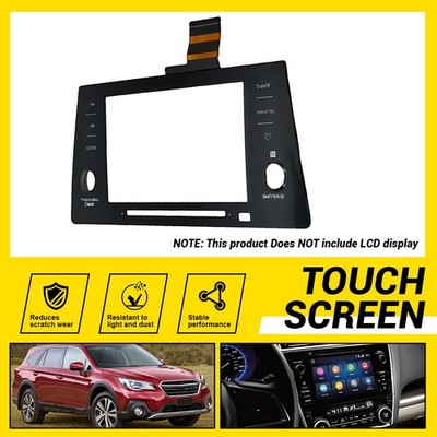 For 2018 2019 Subaru Legacy  Radio Touch Screen Digitizer TEL / MAP HOLES