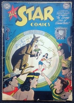 All Star Comics #48   JUSTICE SOCIETY OF AMERICA   1949 Wonder Flash Lantern