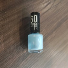 Image of Rimmel 60 Seconds Super Shine Nail Polish 853 Pillow Talk Blue