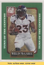 2013 Panini Elite Turn of the Century /199 Willis McGahee #33 READ 0l2