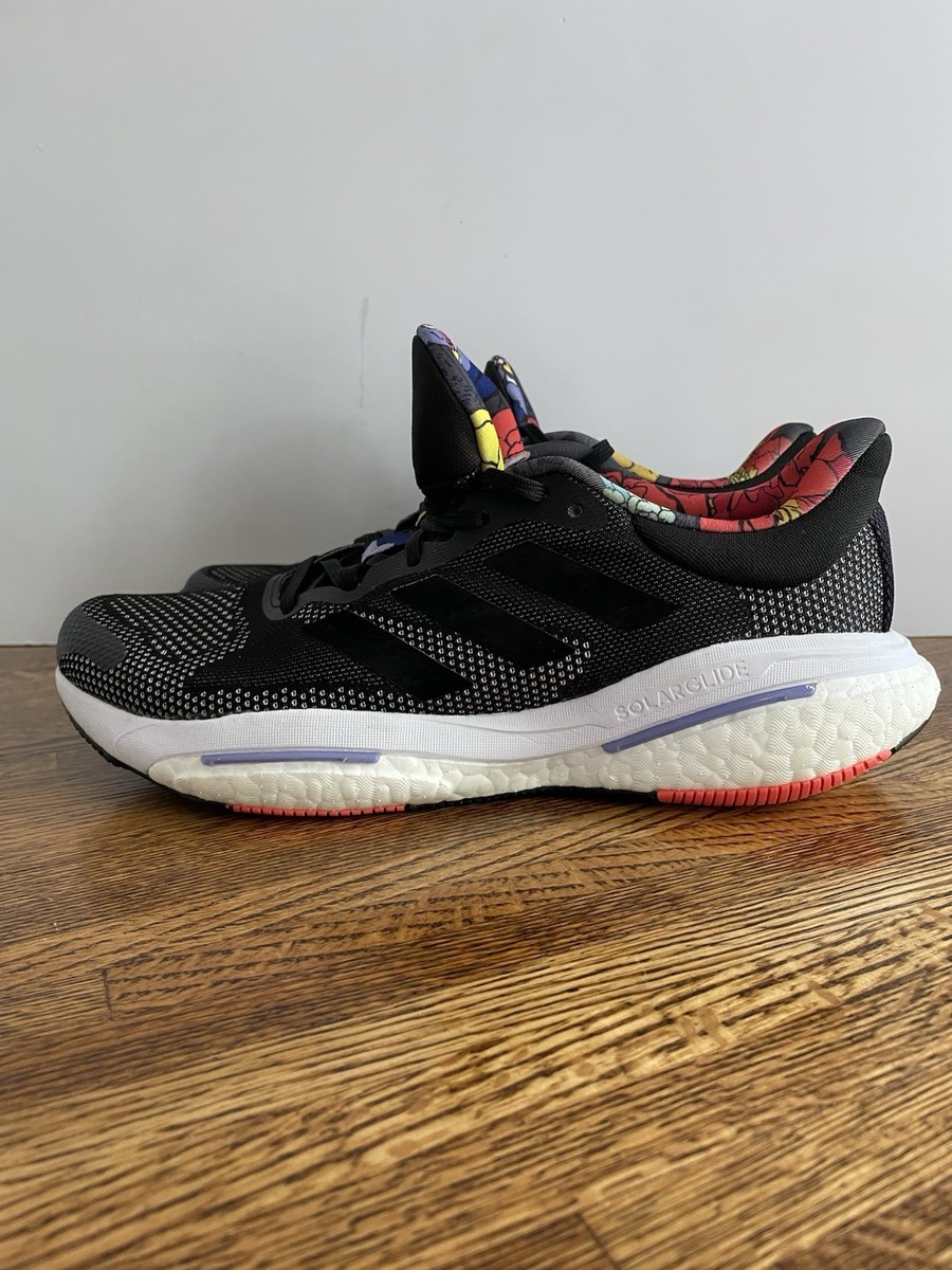 Size 10 - Adidas SolarGlide 5 Black Floral for sale online  display picture 3