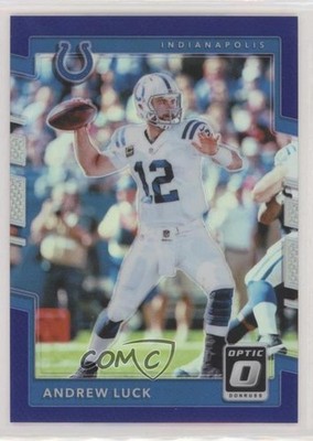 2017 Donruss Optic Purple Prizm 5/50 Andrew Luck #74 is2