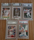 Assorted Mike Trout Graded Cards 5 Card Lot