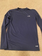Champion Boys Small Dark Blue Duo Fit long sleeve stretch shirt