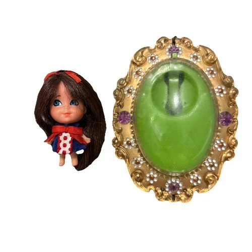 Vintage 1966 Mattel Liddle Kiddle Liz With Lucky Locket Case