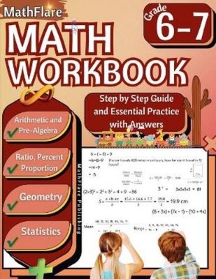 Mathflare Publi MathFlare - Math Workbook 6th and 7th  (Taschenbuch) (US IMPORT)