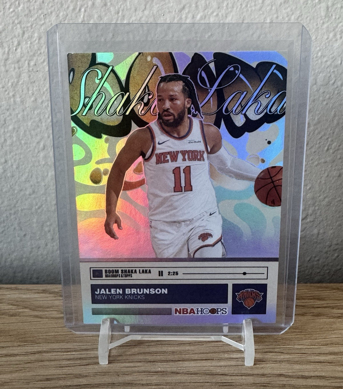 Topps 2025-26 NBA Hoops Jalen Brunson #BO-7 Boom Shaka Laka Knicks