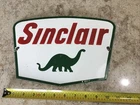Vintage Advertising Porcelain Sign Sinclair Pump Plate 1957?