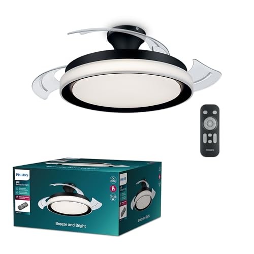 Philips Bliss Fan Ceiling Light 35+28 W 1 bulbs LED IP20 Black - Afbeelding 2 van 3