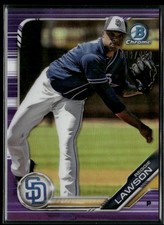 2019 Bowman #BCP-68 Reggie Lawson Chrome Prospects Purple Refractor #/250