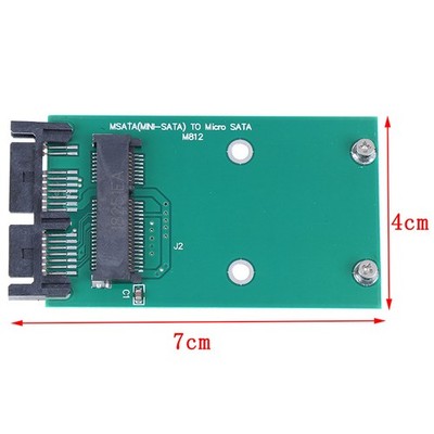 1Pc Mini PCIe PCI-e mSATA 3x5cm SSD To 1.8'' Micro SATA Adapter Converter Card YH