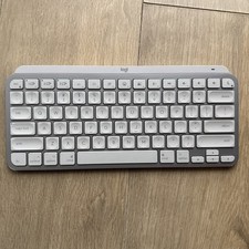 Logitech MX Keys Mini For Mac Keyboard  Replacement Key Part  Pale Gray White