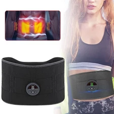 EMS Abdominal Muscle Toning Trainer ABS Stimulator Toner Fitness Binder Gym Belt