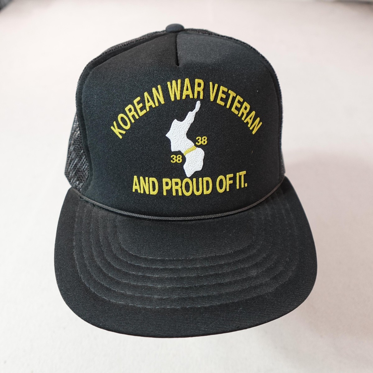 Vintage Korean War Veteran Yupoong Hat Cap Snap Back One Size