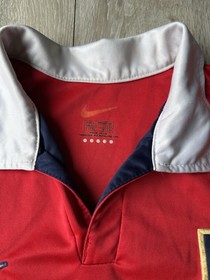 Nike Arsenal Shirt Men's Large Red Dreamcast 2000/02