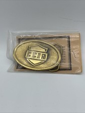 CCIA Brass Belt Buckle Made In USA 1970  s