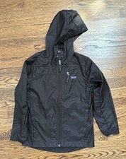 Patagonia Boys Houdini Jacket Black Size Small 7-8