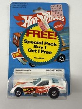 VINTAGE HOT WHEELS 1982 FIREBIRD FUNNY CAR #3955 rare Promo Sticker