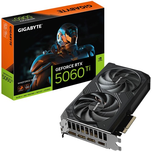 Gigabyte GeForce RTX 5060 Ti WINDFORCE OC 8G OC GV-N506TWF2OC-8GD
