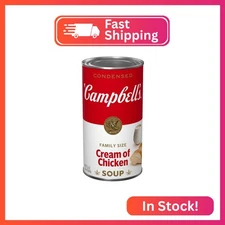 Campbell's Condensed Cream of Chicken Soup, Family Size 22.6 oz. Can