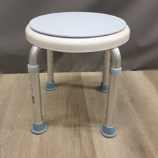 Height Adjustable Rotating Seat Shower Stool Bathroom Seat Chair Bath