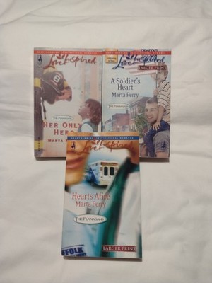  Lot of 3 The Flanagans series books by Marta Perry Love Inspired