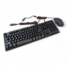 SKYTECH Rainbow Backlit RGB Wired Gaming Keyboard K-1000  Mouse M-1000 Combo