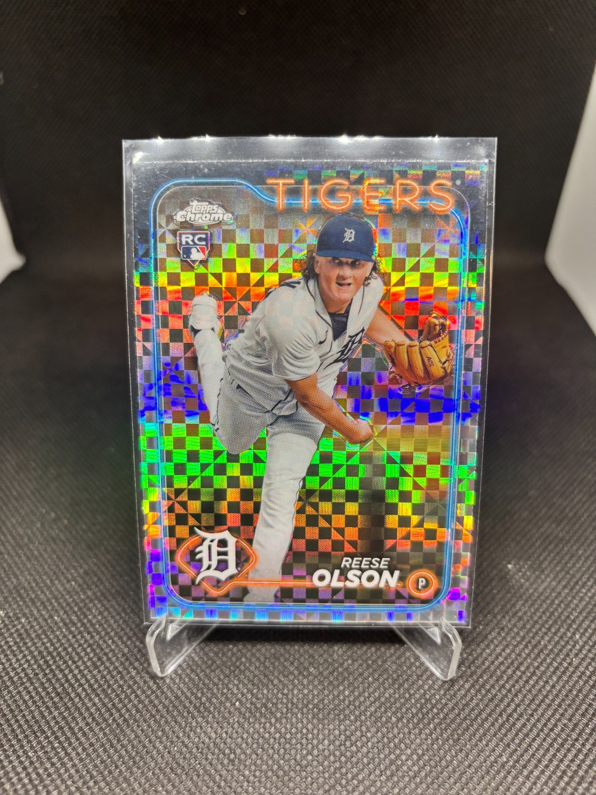 2024 Topps Chrome - Reese Olson #40 X-Fractor (RC)