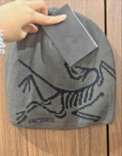 Arc'teryx Bird Head Toque Beanie Dark Grey Orca Merino Wool Winter Hat - NWT