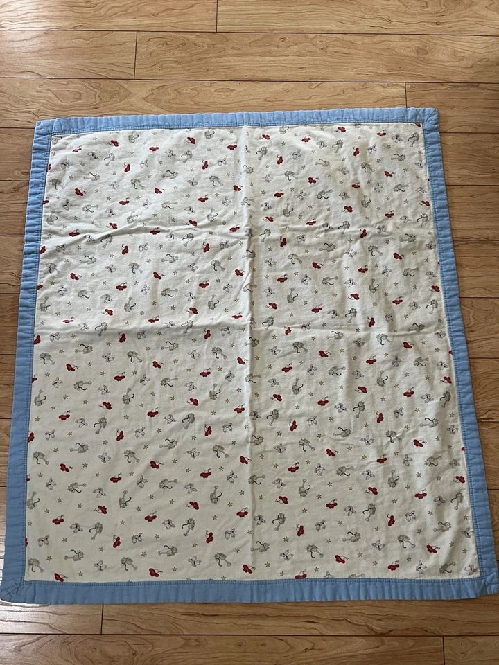 De Colección Hecho a Mano Infantil Sombrero de Vaquero Caballo Botas Bebé Franela Manta 39x34 Foto 4 de 4