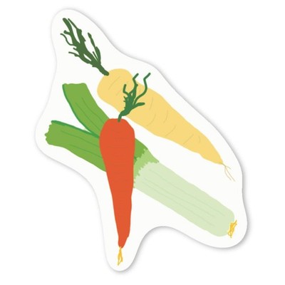 Aufkleber Sticker ''Karotte Pastinake Lauch'' (DW057072)
