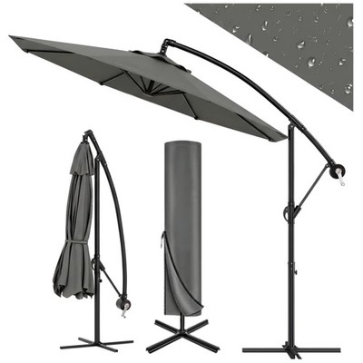 Gartenampelschirm 300 cm Sonnenschirm Gartenschirm UV- Neigbar Balkon