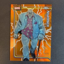 Kingpin 2026 Topps Chrome Marvel Comics Card #65 STORM'S ORANGE LIGHTNING /25