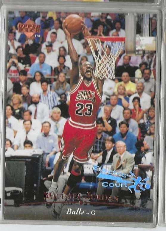 1995-96 Upper Deck Electric Court #23 Michael Jordan Chicago Bulls