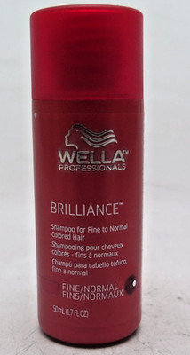 Wella Brilliance Shampoo For Fine to Normal Colored Hair 1.7 fl oz / 50 ml