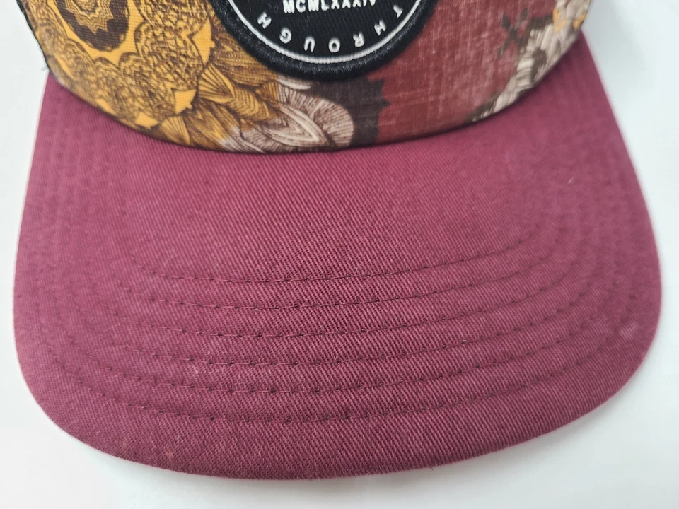 Gorra Reef Just Passing Through Mesh Trucker Snapback Pez Hombres Mujeres Negra Roja Foto 3 de 4