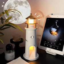 ODISTAR Lighthouse Moon Projector lamp, Wireless Portable Motion Sensor Moon ...