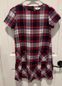 Girls Vineyard Vines Plaid Dress 12