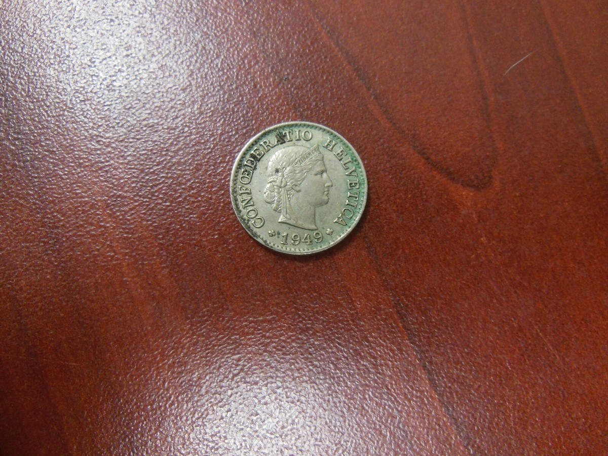 1949-B Five (5) Rappen Swiss Coin | eBay