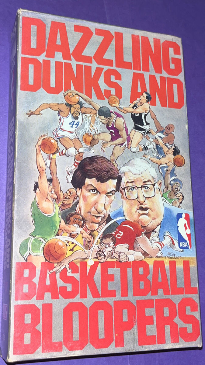 NBA Dazzling Dunks And Basketball Bloopers VHS Vintage 80s NBA Dazzling Dunks And Basketball Bloopers VHS Vintage 80s