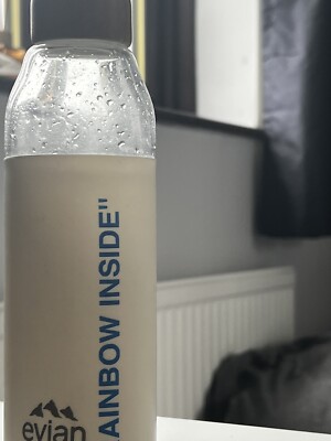 EVIAN BY VIRGIL ABLOH x SOMA Rainbow Inside Refillable Glass Water