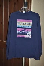 Ruidoso NM Long Sleeve T-Shirt by Delta Apparel, Inc.- XL