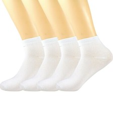 Lot 6-12 Pair Men Women Ankle Quarter Low Cut Crew Cotton Socks Sport 9-11 10-13